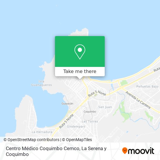 Centro Médico Coquimbo Cemco map