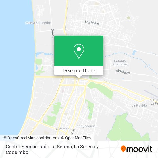 Mapa de Centro Semicerrado La Serena