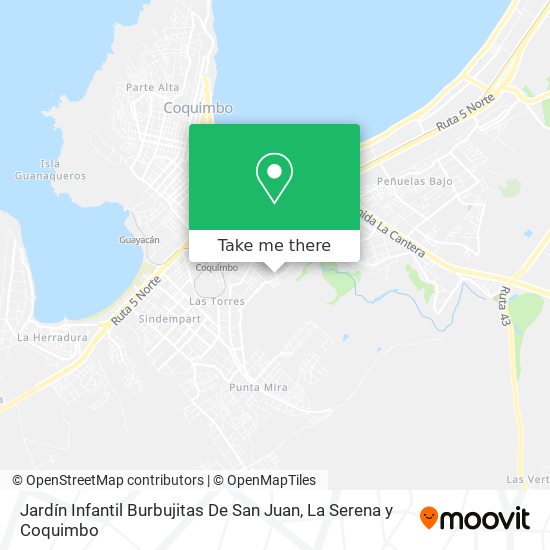 Jardín Infantil Burbujitas De San Juan map