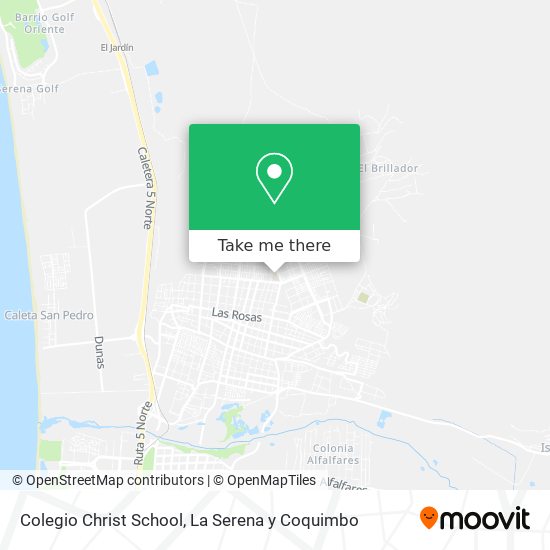 Mapa de Colegio Christ School