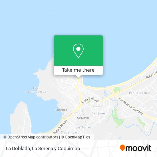 La Doblada map