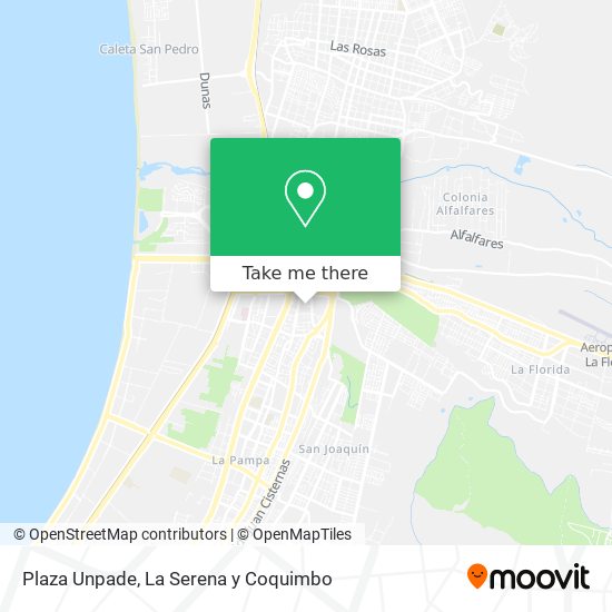 Plaza Unpade map