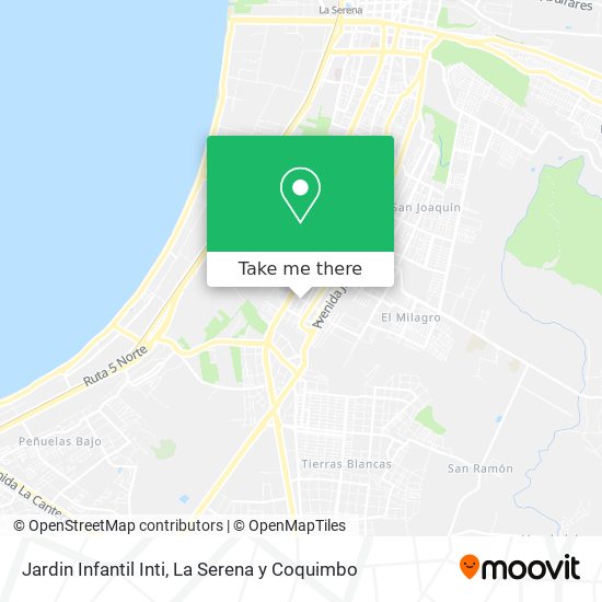 Jardin Infantil Inti map