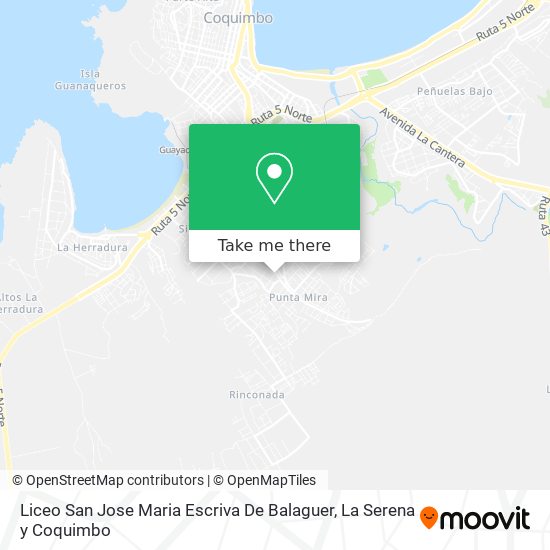 Liceo San Jose Maria Escriva De Balaguer map
