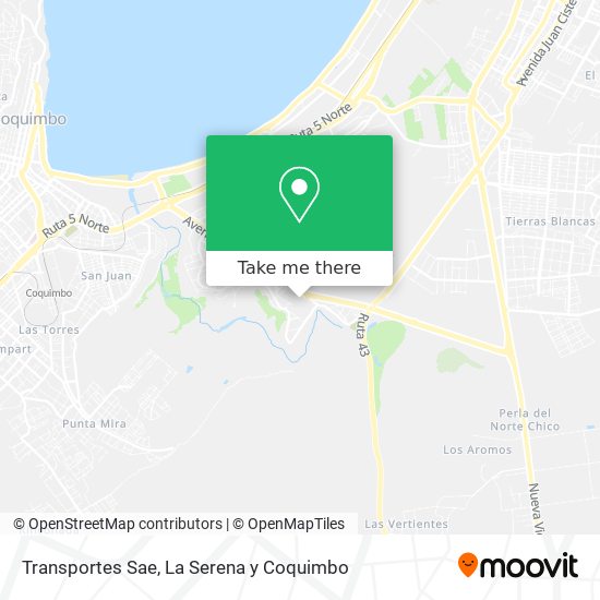 Transportes Sae map