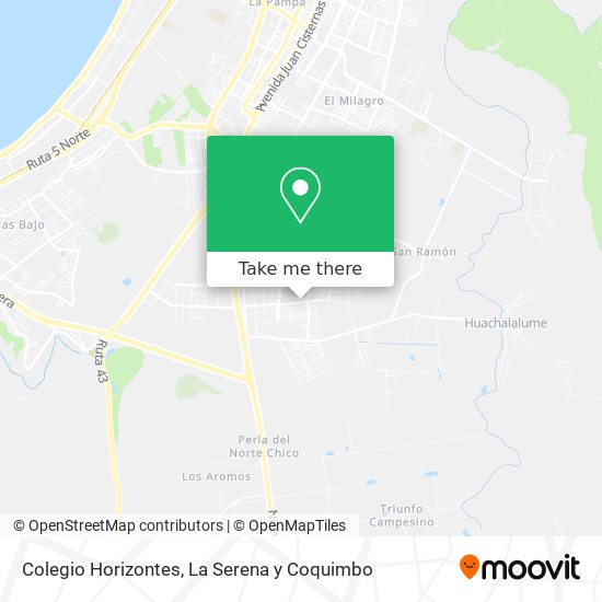 Mapa de Colegio Horizontes