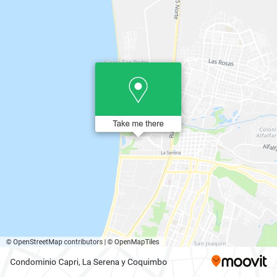 Condominio Capri map