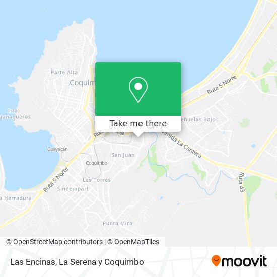 Mapa de Las Encinas
