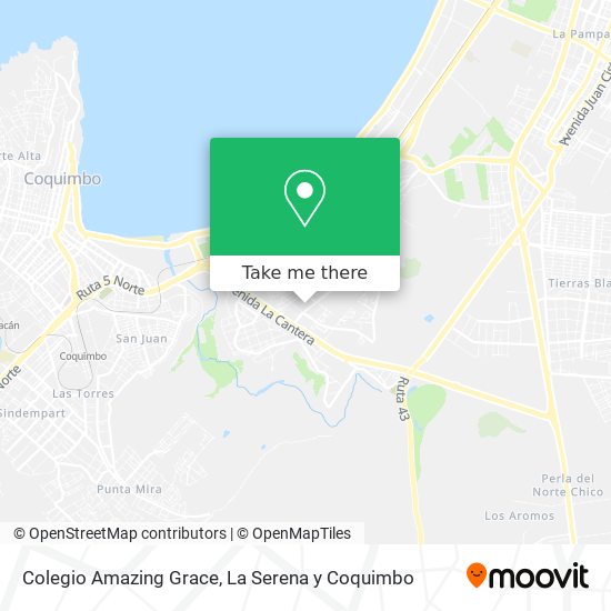 Colegio Amazing Grace map
