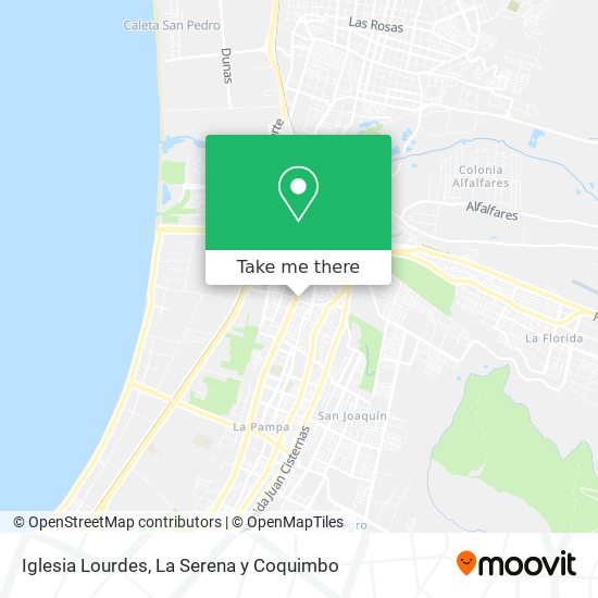 Mapa de Iglesia Lourdes