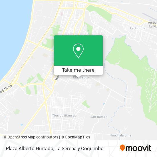 Mapa de Plaza Alberto Hurtado