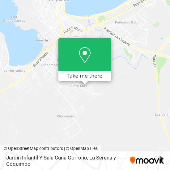 Jardín Infantil Y Sala Cuna Gorroño map