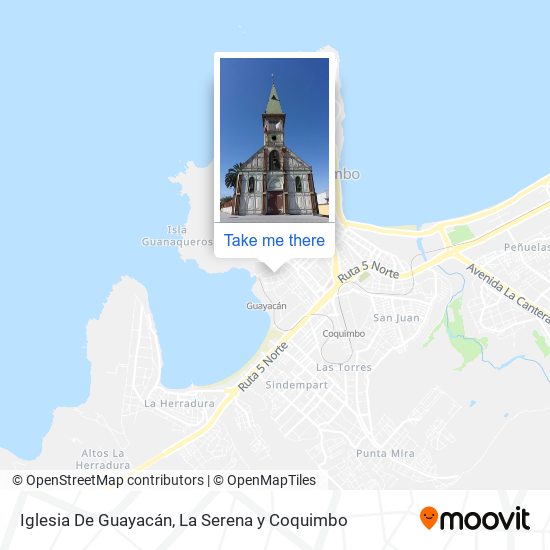 Mapa de Iglesia De Guayacán