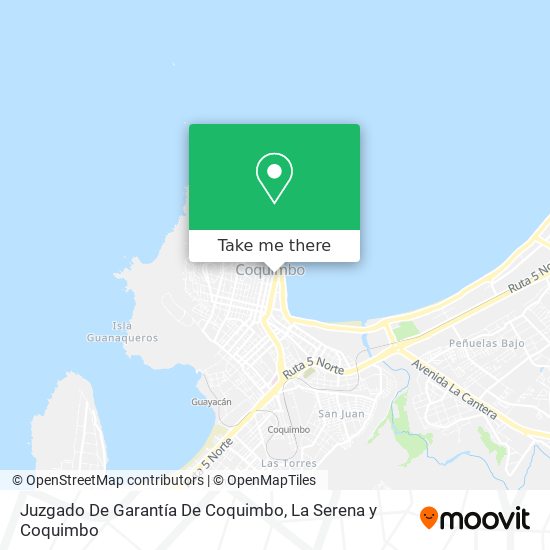 Juzgado De Garantía De Coquimbo map