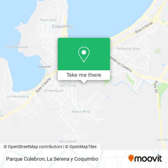 Parque Culebron map