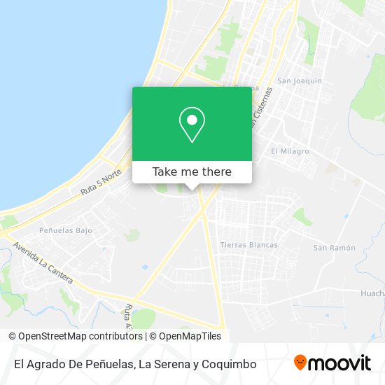 Mapa de El Agrado De Peñuelas