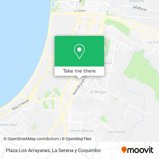 Mapa de Plaza Los Arrayanes