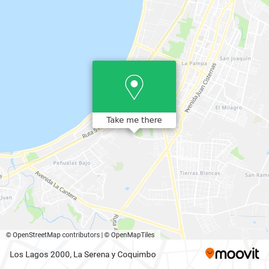 Mapa de Los Lagos 2000