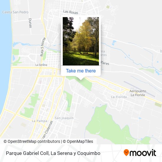 Mapa de Parque Gabriel Coll
