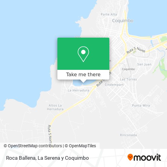 Mapa de Roca Ballena