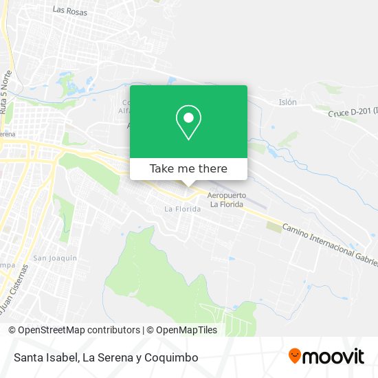 Santa Isabel map