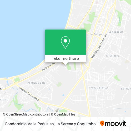 Condominio Valle Peñuelas map