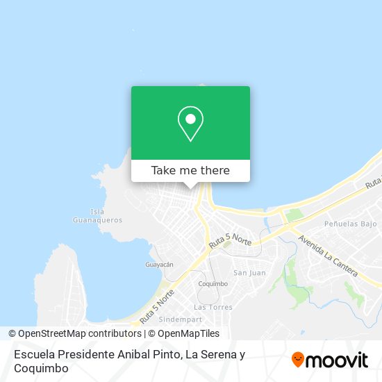 Mapa de Escuela Presidente Anibal Pinto