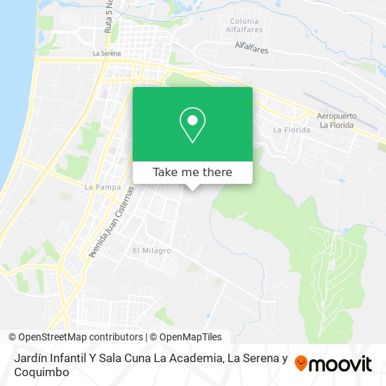 Jardín Infantil Y Sala Cuna La Academia map