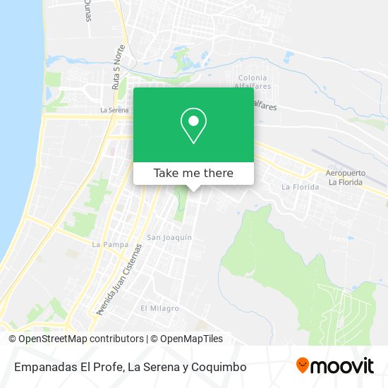 Empanadas El Profe map