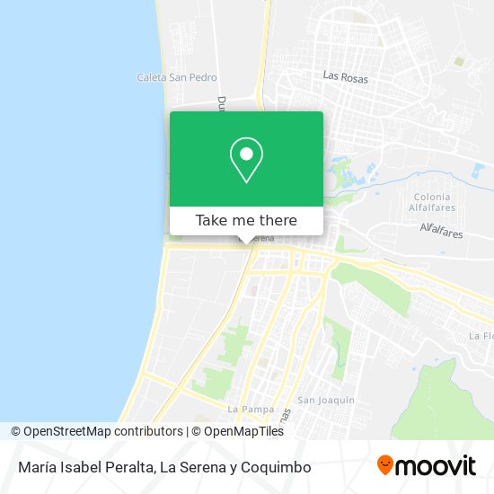 María Isabel Peralta map