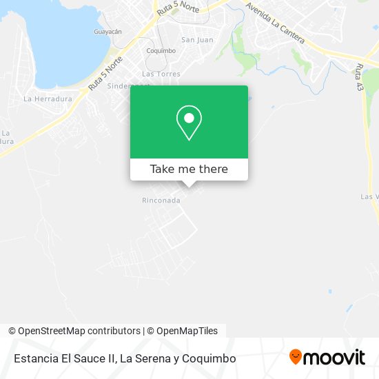 Estancia El Sauce II map