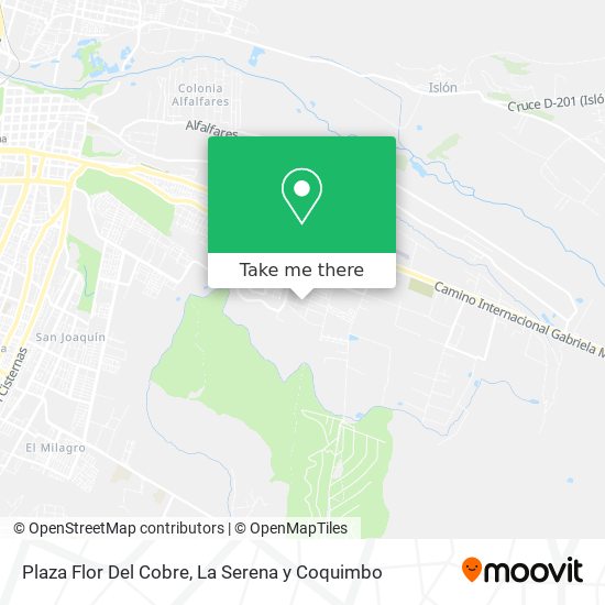 Plaza Flor Del Cobre map