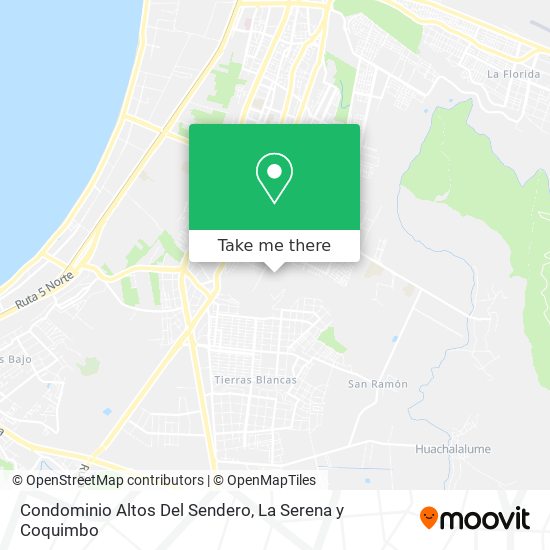 Mapa de Condominio Altos Del Sendero