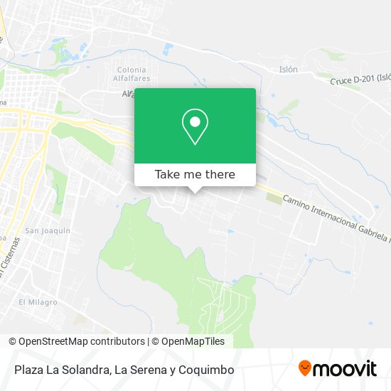 Mapa de Plaza La Solandra