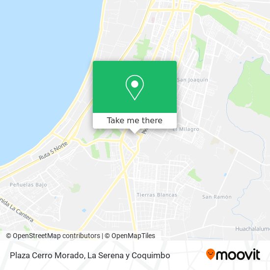 Mapa de Plaza Cerro Morado