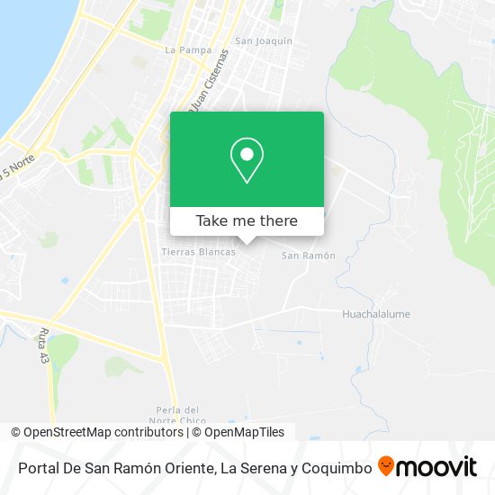 Portal De San Ramón Oriente map