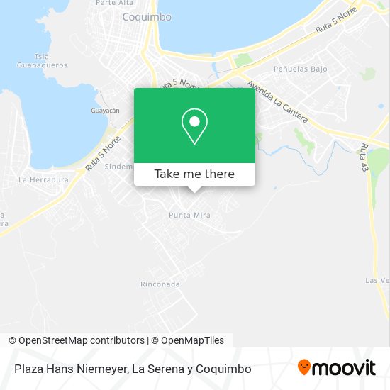 Plaza Hans Niemeyer map