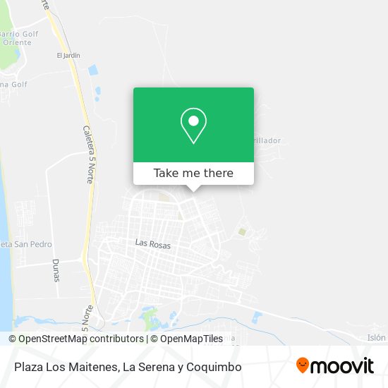 Plaza Los Maitenes map
