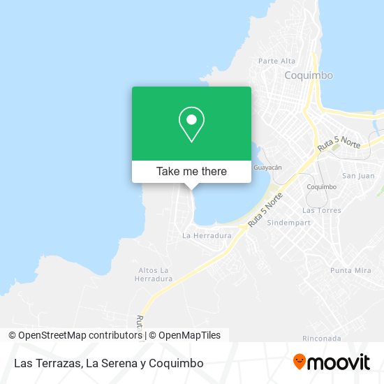 Las Terrazas map