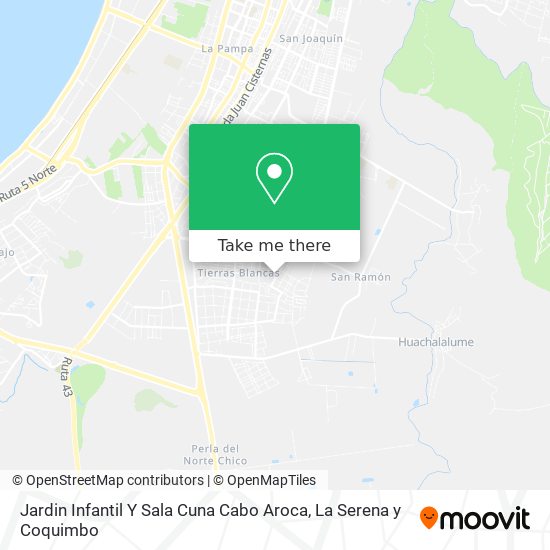 Mapa de Jardin Infantil Y Sala Cuna Cabo Aroca