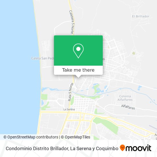 Condominio Distrito Brillador map