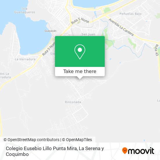Colegio Eusebio Lillo Punta Mira map