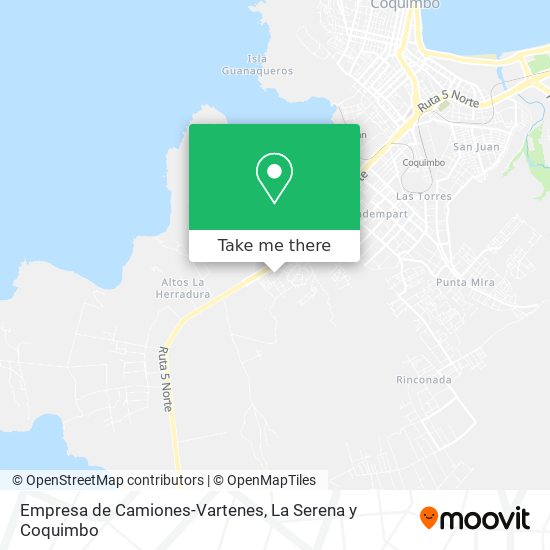 Empresa de Camiones-Vartenes map