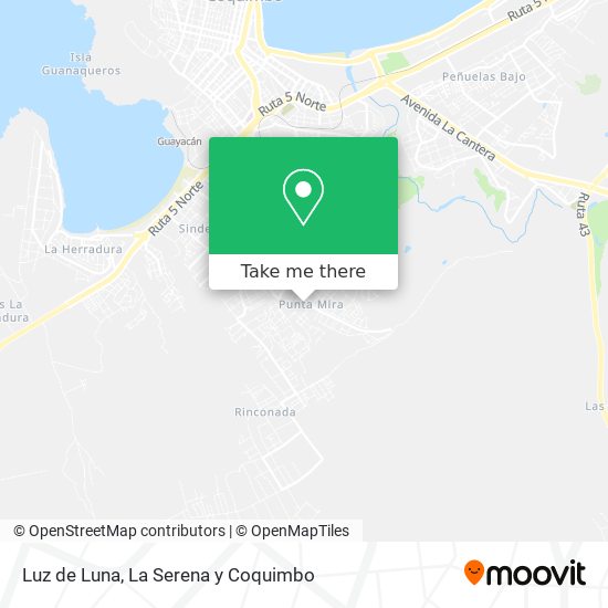 Luz de Luna map