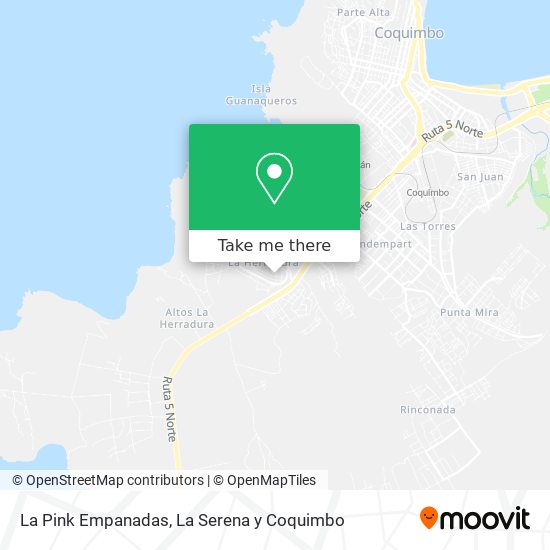 Mapa de La Pink Empanadas