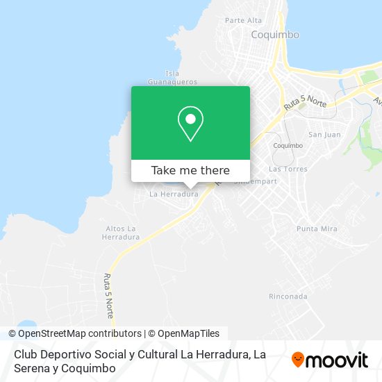 Club Deportivo Social y Cultural La Herradura map