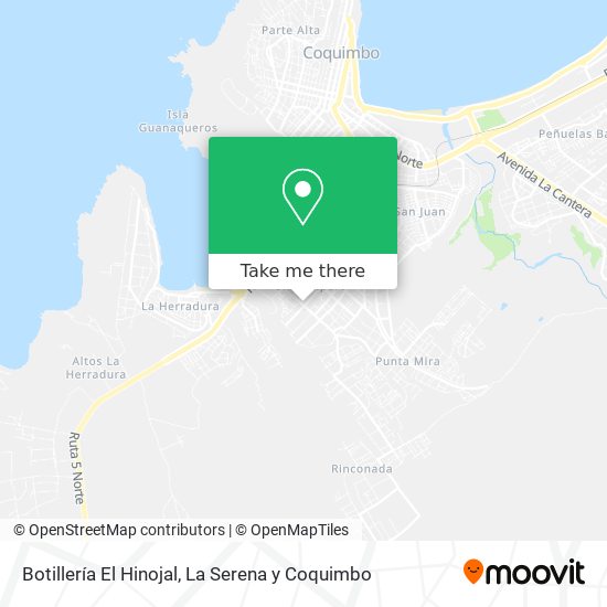 Mapa de Botillería El Hinojal