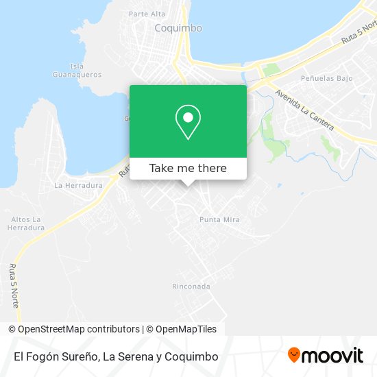 El Fogón Sureño map