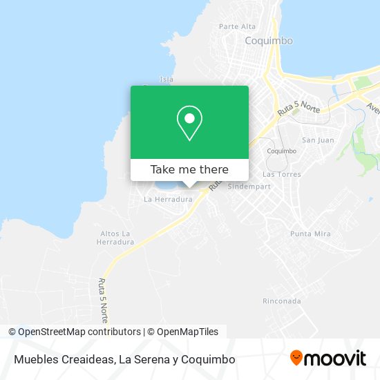 Muebles Creaideas map