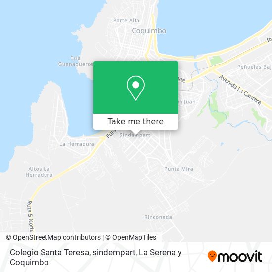 Colegio Santa Teresa, sindempart map